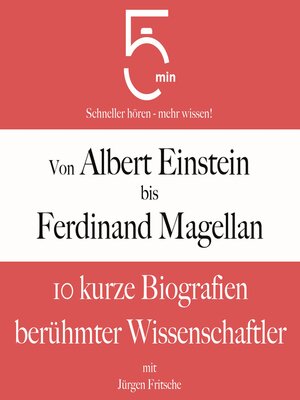 cover image of Von Albert Einstein bis Ferdinand Magellan